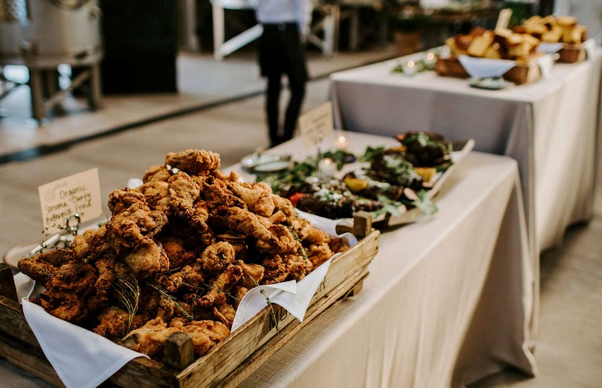 best wedding food catering