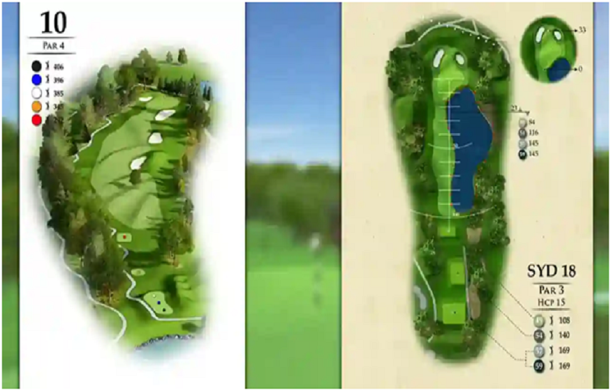 Golf Course 3D Visualization Services